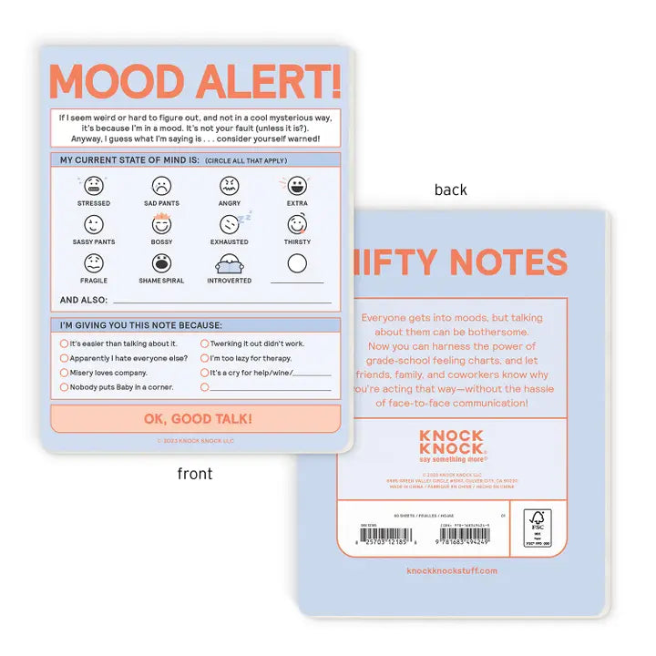 Today's Mood Nifty Note Pad