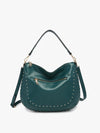 Aurelia Studded Hobo w/ Crossbody Strap