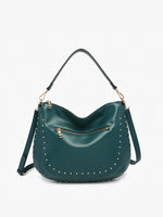 Aurelia Studded Hobo w/ Crossbody Strap