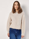 Stone Chunky Cable Knit Sweater