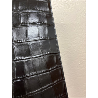 Coach Maggie tote bag Black Croc-Embossed Leather
