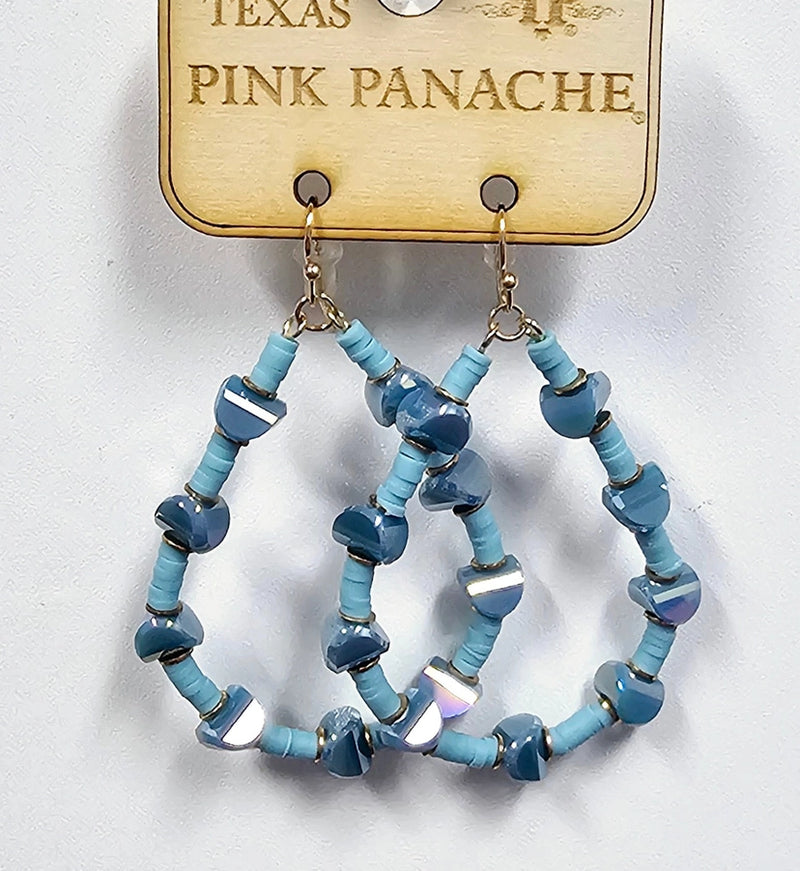 Blue Teardrop Earrings