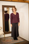 Another Love Thalia Blackberry Sparkle Sweater