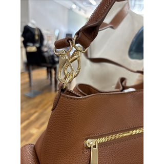on 34th ansleyy bucket bag Top Handle Crossbody Bag Brown