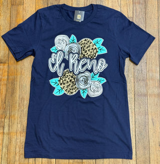 El Reno Floral & Leopard Tee