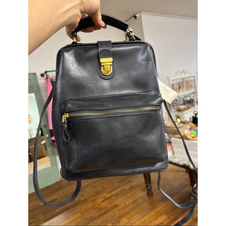 Old trend doctor Backpack with Gold Hardware leather