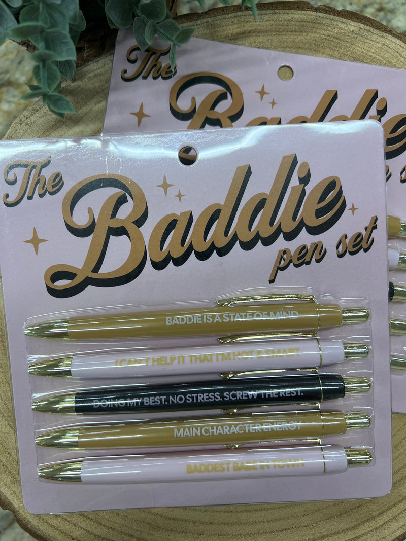 The Baddie Pen Set