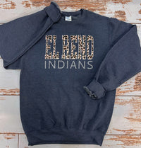 Leopard Varsity El Reno Sweatshirt