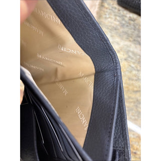 Mancini gray Leather Wallet