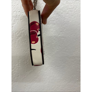 Coach Cherry Print Card Holder with zipper top