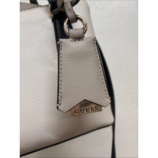 GUESS lyndi small girlfriend satchel bag cream beige