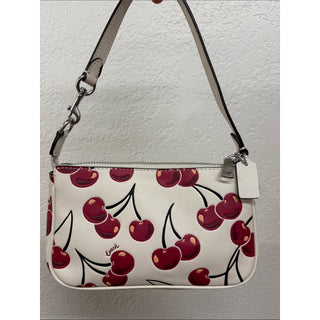 Coach nolita 19 with Red Cherry Print wristlet shoulder bag