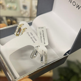 And Now This 18K Gold over brass Earrings 2 piece set