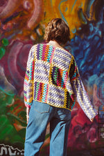 Crochet ColorBlock Cardigan