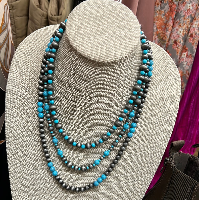 Layered Turquoise Necklace