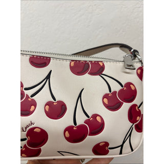 Coach nolita 19 with Red Cherry Print wristlet shoulder bag