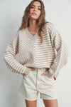 Frenchy Checker Sweater