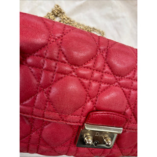 Dior Quilted lamb Leather Crossbody with Gold Chain bag