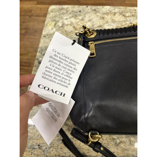 Coach Parker Convertible Quilted Leather Backpack 16 in Black