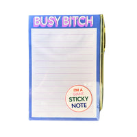 Busy Bitch Notepad Sticky Note