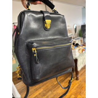 Old trend doctor Backpack with Gold Hardware leather