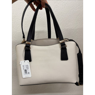 GUESS lyndi small girlfriend satchel bag cream beige