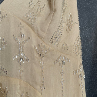 Aqua Cream Beaded cami gown Dress