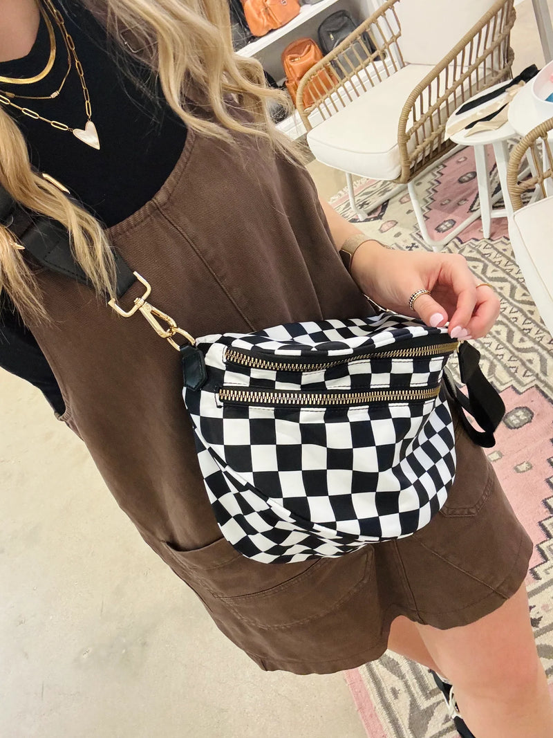 Checkered Bum Bag