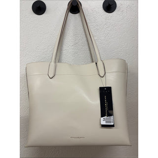 Donna Karan bridgehampton large leather tote light sand