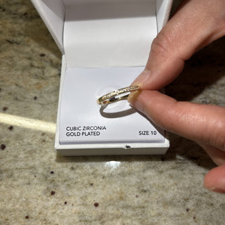 Charter Club Size 10 Cubic Zirconia Ring