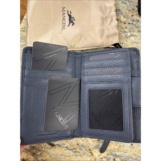 Mancini gray Leather Wallet