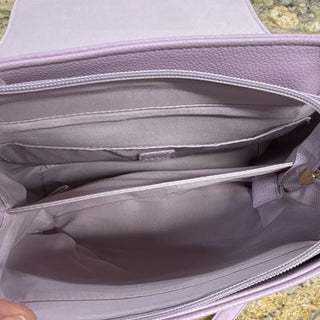 Like dream Lavender Bow Satchel Top Handle Bag crossbody