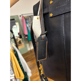 Old trend doctor Backpack with Gold Hardware leather