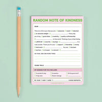 Random Note of Kindness Nifty Note Pad