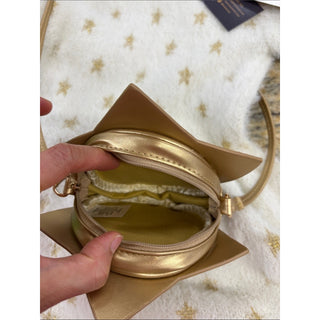 Rare edition Girls' Star Sweater cream Dress with Gold Stars purse