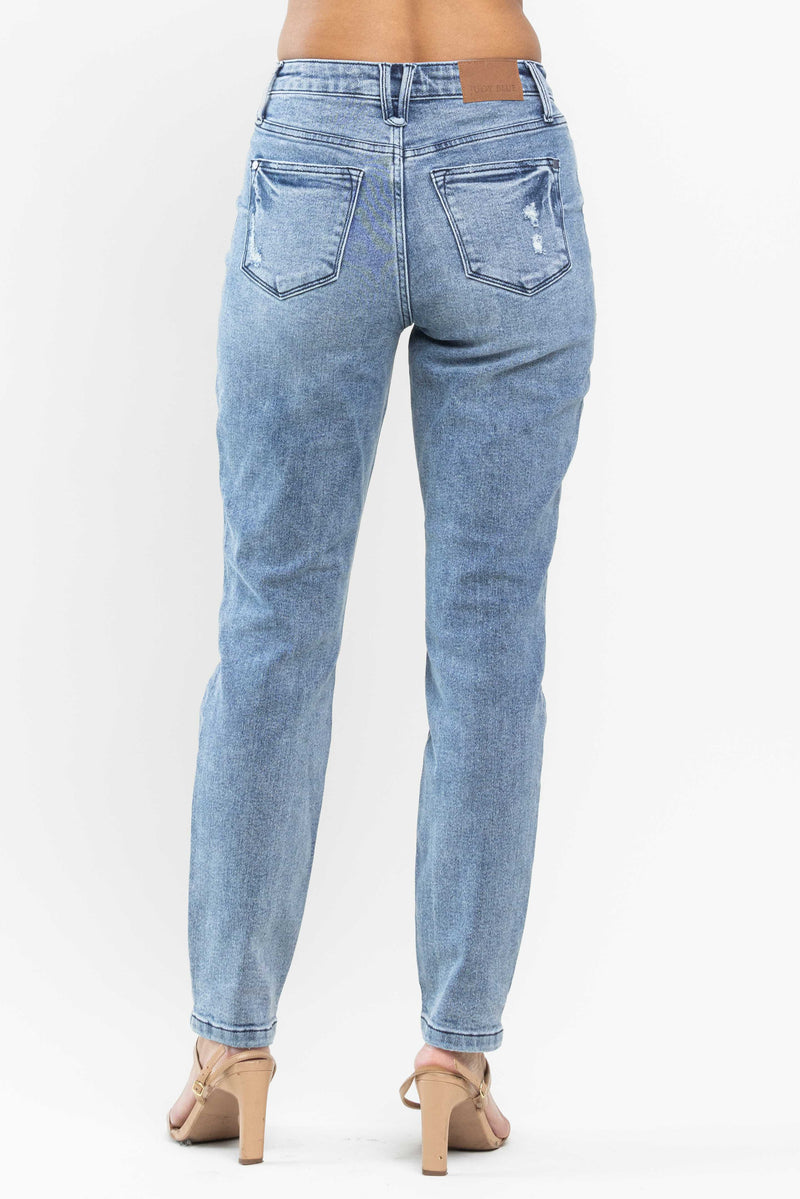 Judy Blue High Rise Vintage Slim Straight Jeans