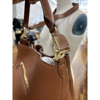 on 34th ansleyy bucket bag Top Handle Crossbody Bag Brown
