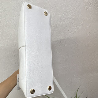 On 34th White Satchel Bag Crossbody