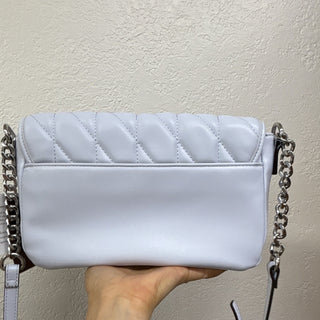 Giani Bernini Tild Quilted Light Blue Crossbody Bag