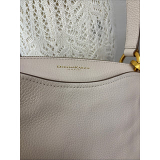 Donna Karan Glenwood Zippered Leather Small Crossbody with Tassel Detail