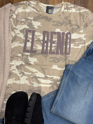 Natural Camo El Reno Tee