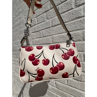 Coach nolita 19 with Red Cherry Print wristlet shoulder bag