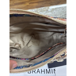 Brahmin Mod Esme Melbourne Leather Shoulder Bag With Chain Strap NWT