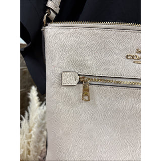 coach white crossbody bag