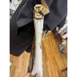 Patricia Nash Brown Floral Leather Shoulder Bag