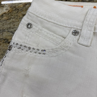 Rock Revival Jeans Crystals Embroidered Shorts 28