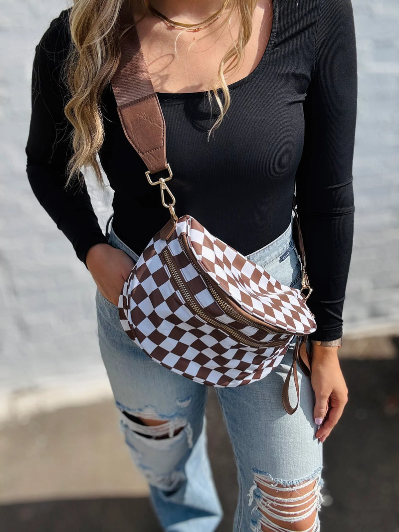 Checkered Bum Bag