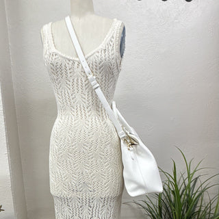 On 34th White Satchel Bag Crossbody