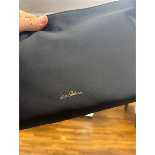 Sam Edelman Black Embellished Clutch with Gold Chain