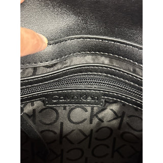 calvin klein Verne Signature Embossed Flap Shoulder Bag